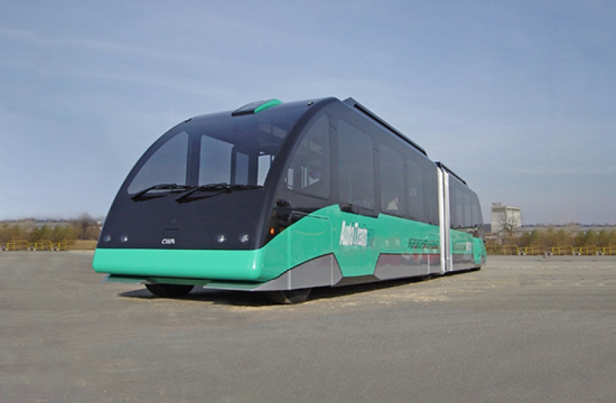 Autotram in Dresden, Deutschland