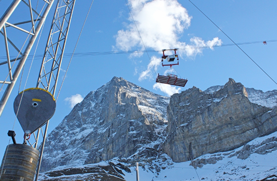 Material cableway Schilthorn, Switzerland
